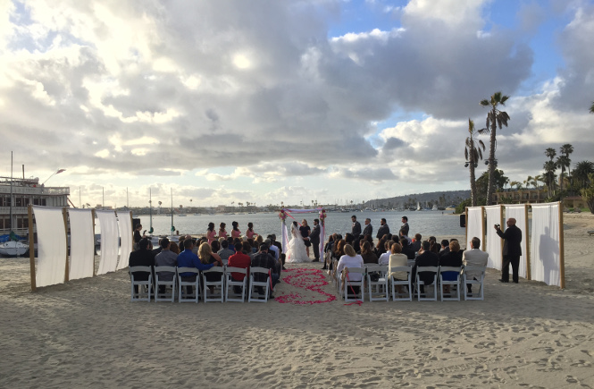 Ceremony at Bahia Resort Hotel